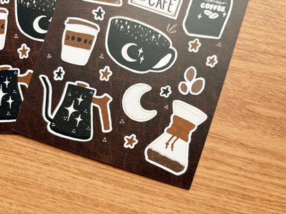 Midnight Espresso Sticker Sheet