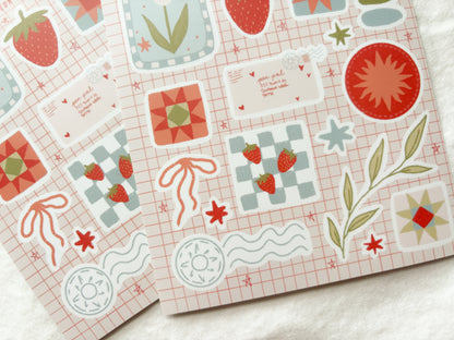 Whimsical Pen Pal Sticker Sheet