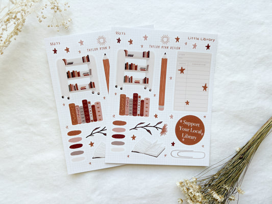 Little Library Sticker Sheet