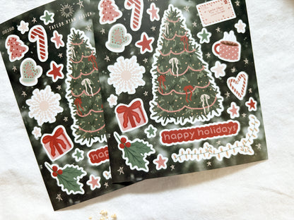 Nostalgic Holiday Sticker Sheet