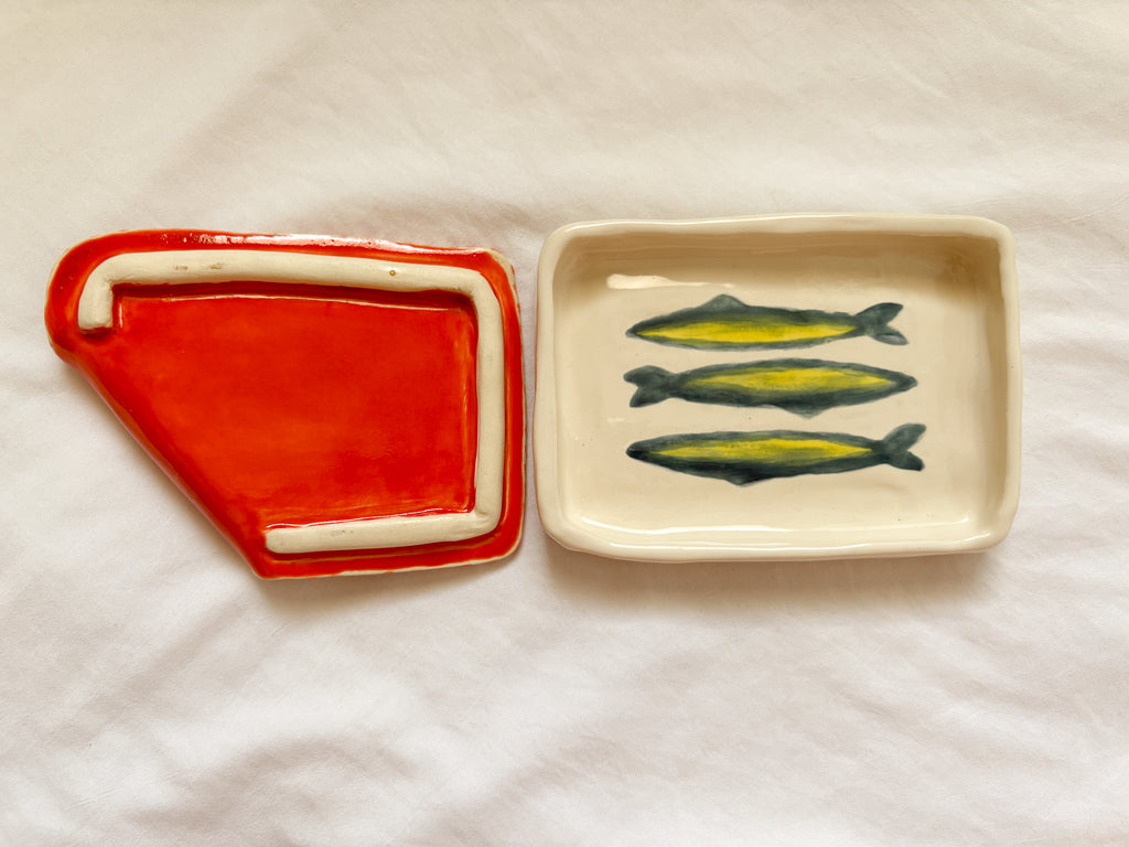 Sardine Trinket Dish #1 (Ceramic)