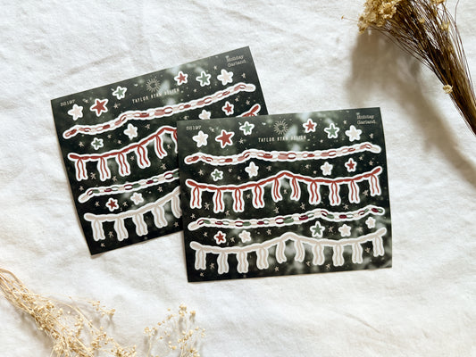Holiday Garlands Sticker Sheet