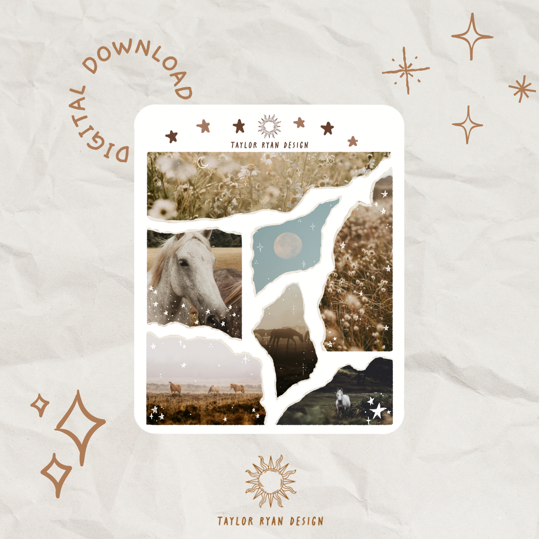 *PRINTABLE* Torn Photos III Sticker Sheet