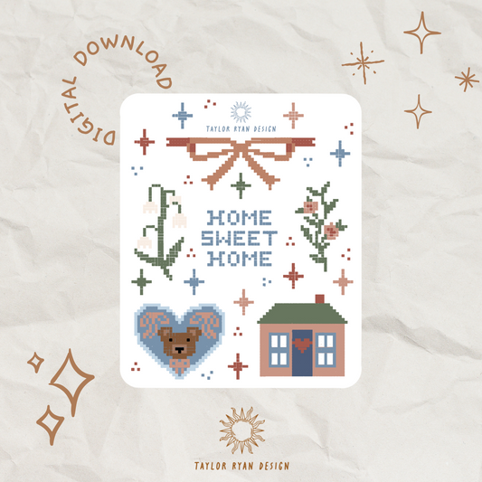 *PRINTABLE* Home Sweet Home Sticker Sheet