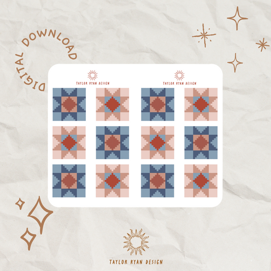 *PRINTABLE* Cross Stitch Freebies Sticker Sheet