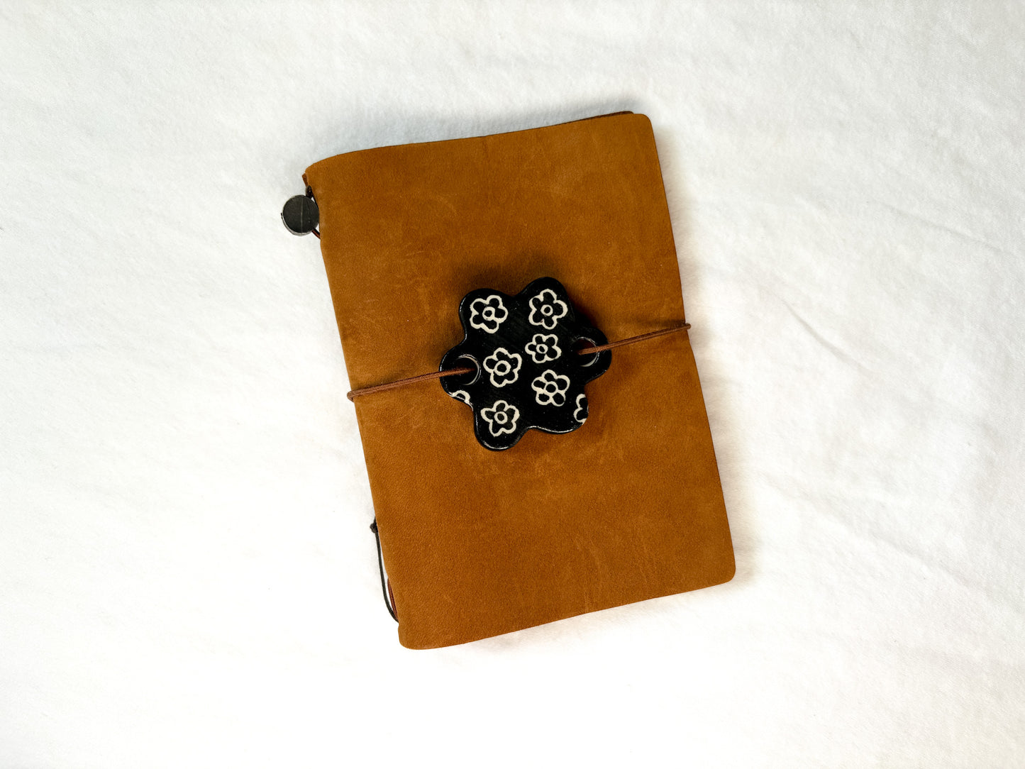 Floral Ceramic Journal Connectors/Charm