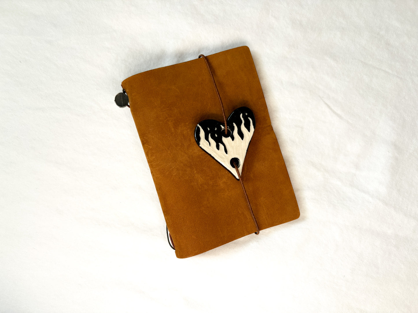 Flames Ceramic Journal Connectors/Charm