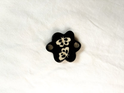 Butterflies Ceramic Journal Connectors/Charm