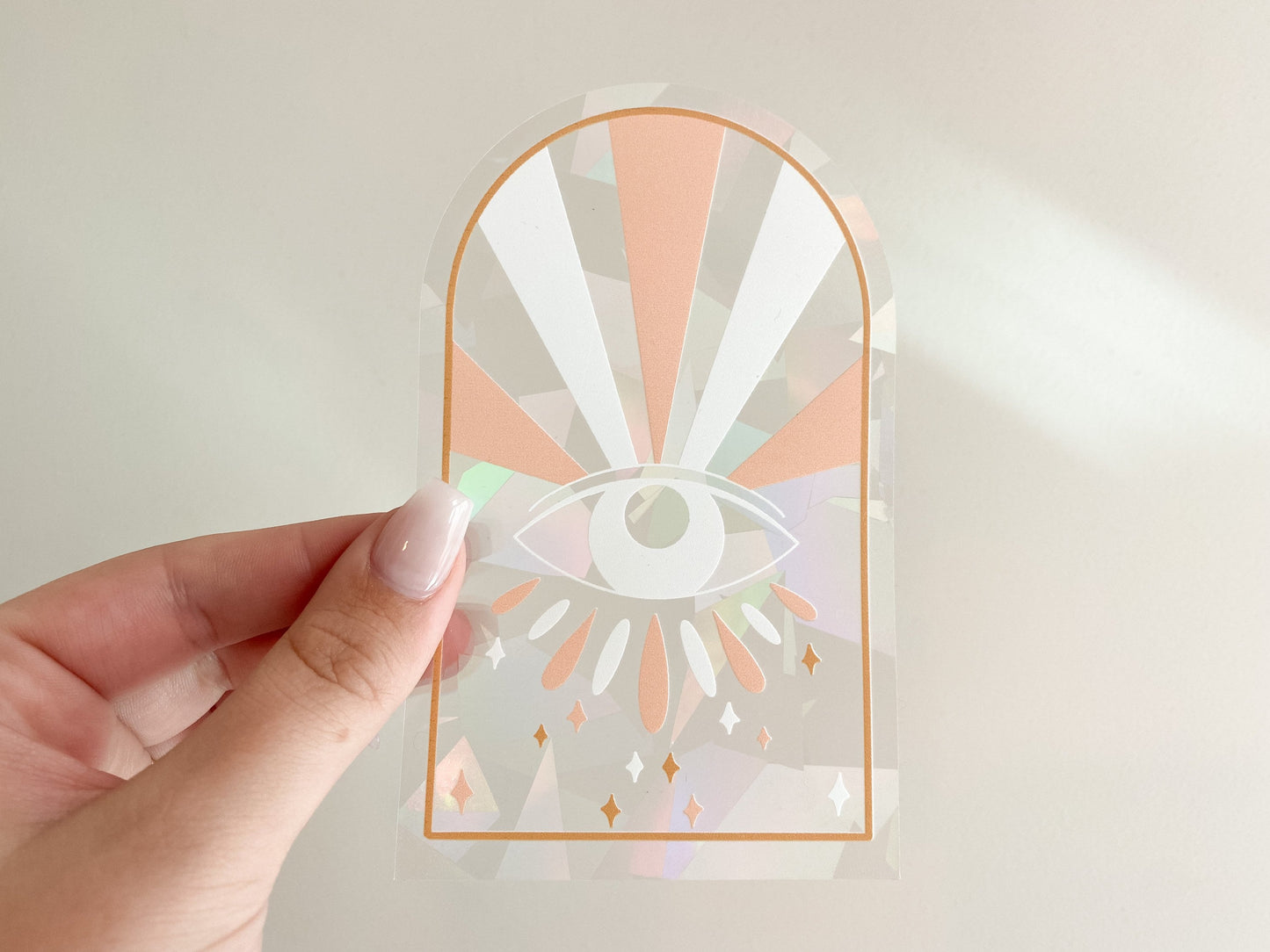 VENTA FINAL Eye Burst Suncatcher Sticker Rainbow Maker